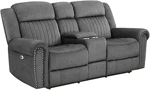 Lexicon Brennen Microfiber Power Reclining Loveseat — main product image