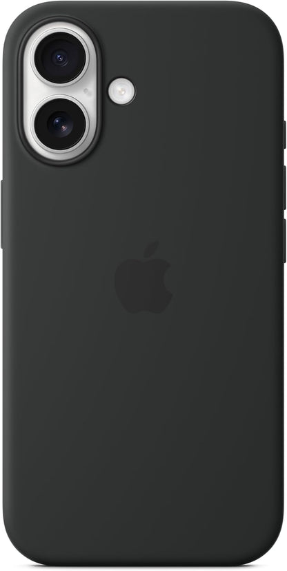 Apple iPhone 16 Silicone MagSafe Case - Black