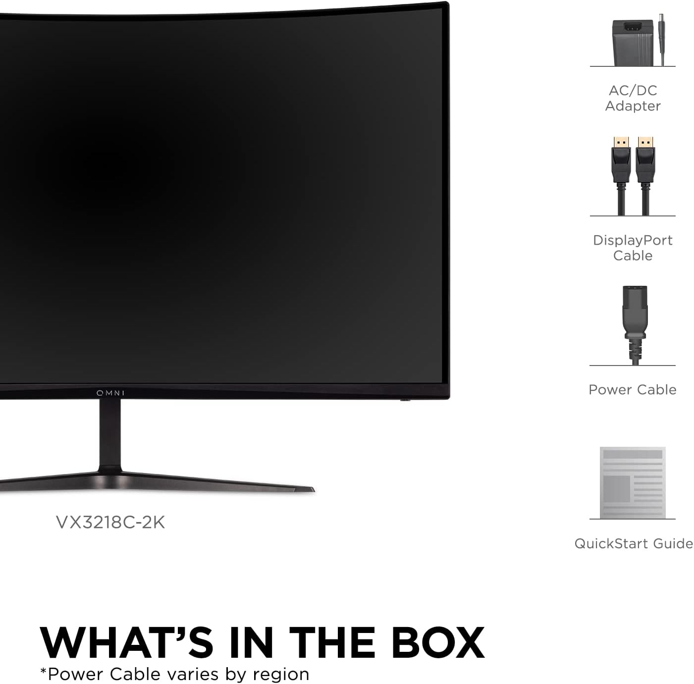 ViewSonic VX3218C-2K 32-Inch Curved Gaming Monitor