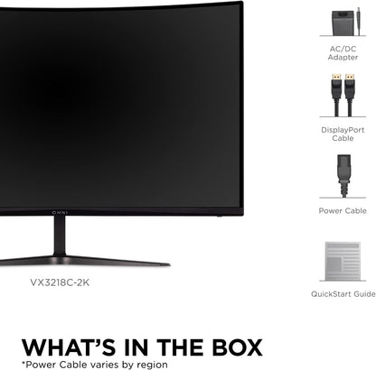 ViewSonic VX3218C-2K 32-Inch Curved Gaming Monitor