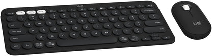 Logitech 920-012415 Pebble 2 Wireless Keyboard and Mouse Combo - Black