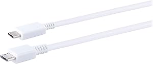 GE 40092 3ft USB-C to Micro USB Charging Cable