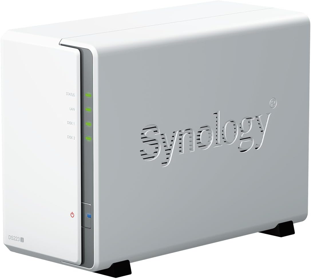 Synology DS223j 24TB 2-Bay NAS WD Red Plus Bundle