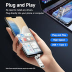 Tyllon Dual USB-C and USB-A Solid State Flash Drive
