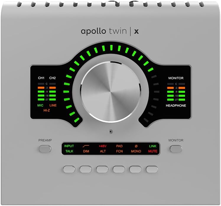 Universal Audio APTXDG2-ESS Apollo Twin X DUO Thunderbolt 3 Interface