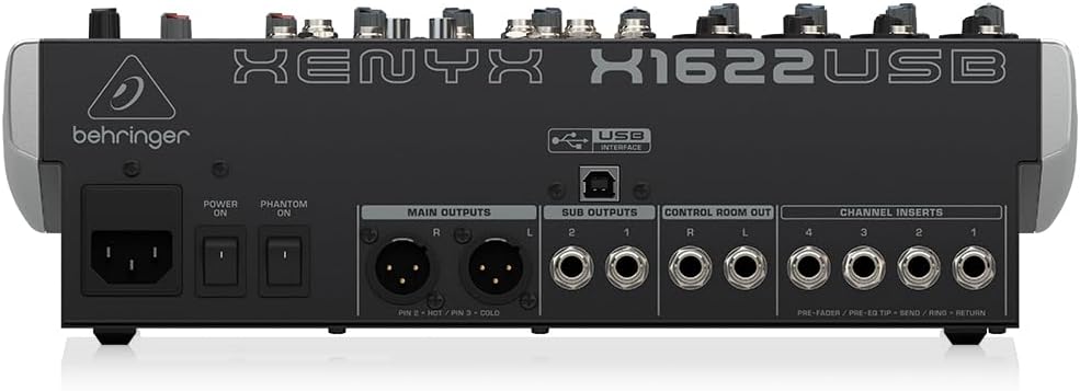 Behringer Xenyx X1622USB 16-Channel USB Mixer