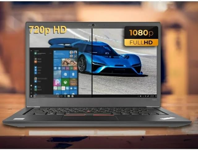 Lenovo Thinkpad T480s i5 Laptop 512GB SSD (Renewed)