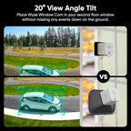 WYZE Window Cam Wedge Mount, Fixed 20-Degree Glare-Reducing Tilt