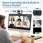 Majiphi 2K Streaming Webcam with Smart Control Buttons