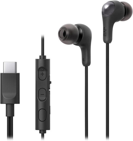 JVC HA-FR9UC-B Gumy Connect USB-C Earphones Microphone