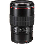 Canon 3554B002 EF 100mm f/2.8L Macro IS USM Lens Renewed