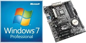 Microsoft Windows 7 Pro ASUS Z97-A Motherboard Combo