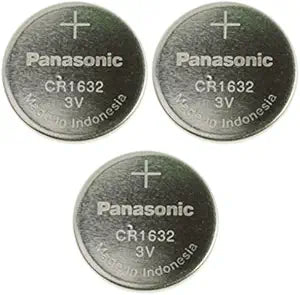 Panasonic CR1632-3 3V Lithium Coin Battery - 3 Pack