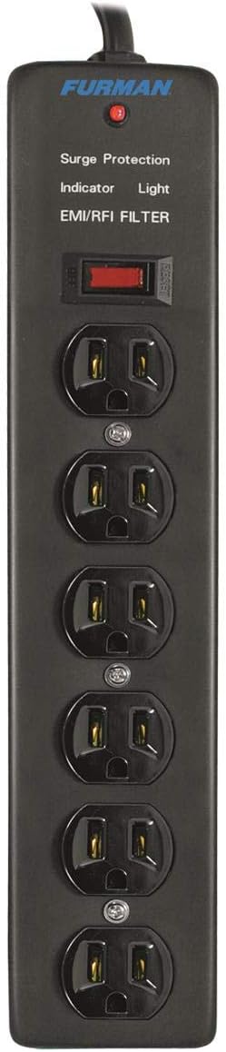 Furman SS-6 6-Outlet Pro Surge Suppressor Strip — main product image