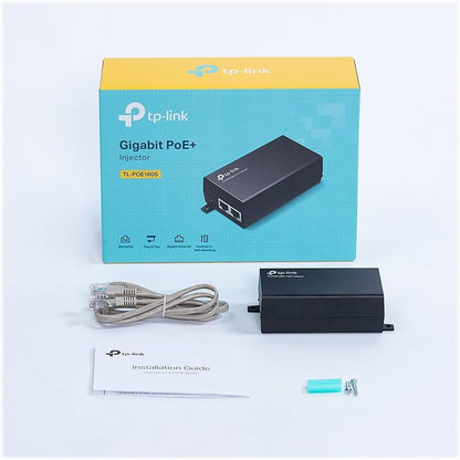 TP-Link TL-PoE160S Gigabit PoE+ Injector Adapter