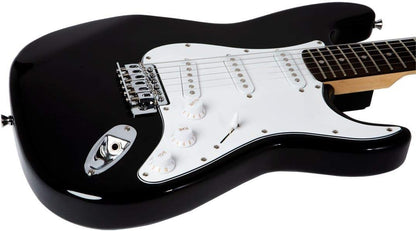 Monoprice Indo Series Electric Guitar Package - Black