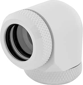 Corsair CX-9052020-WW Hydro X Series Fitting - 90°, 14mm OD, Hardline, White