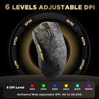 YUNZII M2 Tri-Mode Wireless Gaming Mouse