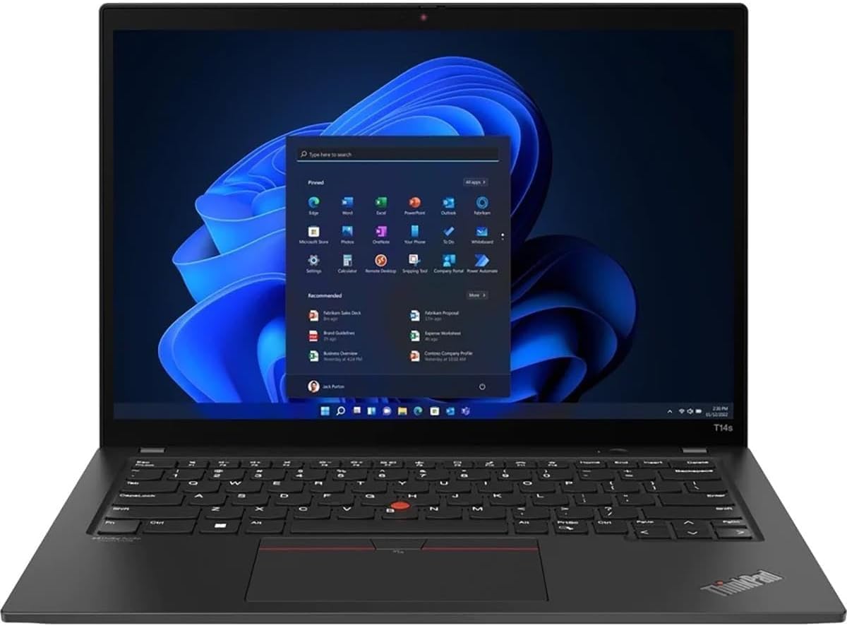 Lenovo ThinkPad T14s i7-10610U 32GB 512GB SSD Touchscreen Laptop Renewed
