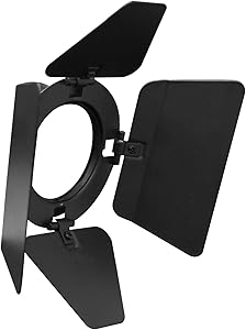 Odyssey Cases LSPAR20BDB Black Barn Door PAR 20 Light