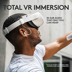Logitech G333 VR Gaming Earphones for Oculus Quest 2 Renewed
