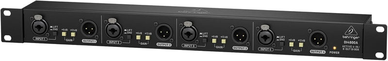 Behringer DI4800A Active 4-Channel DI-Box Splitter — main product image