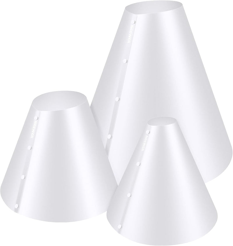 Neewer 10104366 3-Pack Light Cone Photography Diffusers — main product image