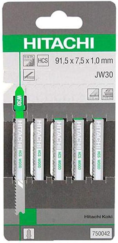 Hitachi Stichsägeblatt JW30 Jigsaw Blades 5-Pack