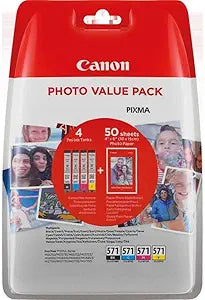 Canon CLI-571 Photo Value Ink Cartridge Pack — main product image