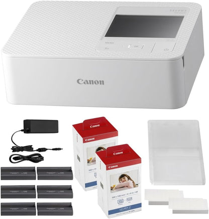 Canon CP1500 Selphy Compact Photo Printer + KP-108IN