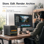 NIMO 6-Bay AI NAS Pro with Arc Pro B70 GPU and 10GbE