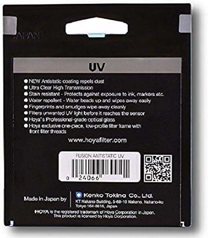 Hoya YSUV072 Fusion Antistatic UV Filter 72mm