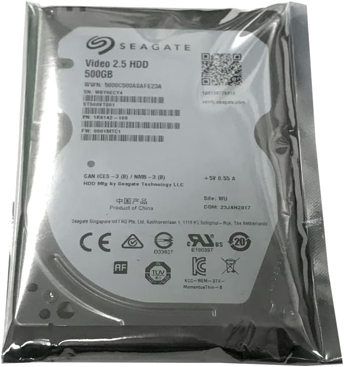 Seagate ST500VT000 Video 2.5 500GB Internal HDD