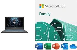MSI Stealth 15M Gaming Laptop i7 RTX 3060 Win10
