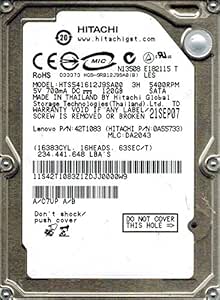 Hitachi @ 120GB SATA 2.5" Internal Hard Drive HTS541612J9SA00