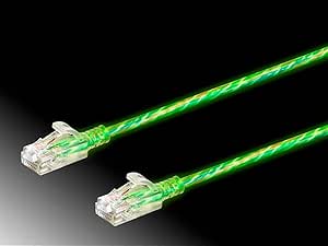 Monoprice 134702 Cat6 Glow SlimRun Ethernet Cable 50ft — main product image