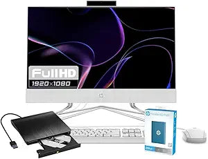 HP ALL IN ONE Desktop - 21.5" FHD, 24GB RAM, 506GB SSD, Win 11