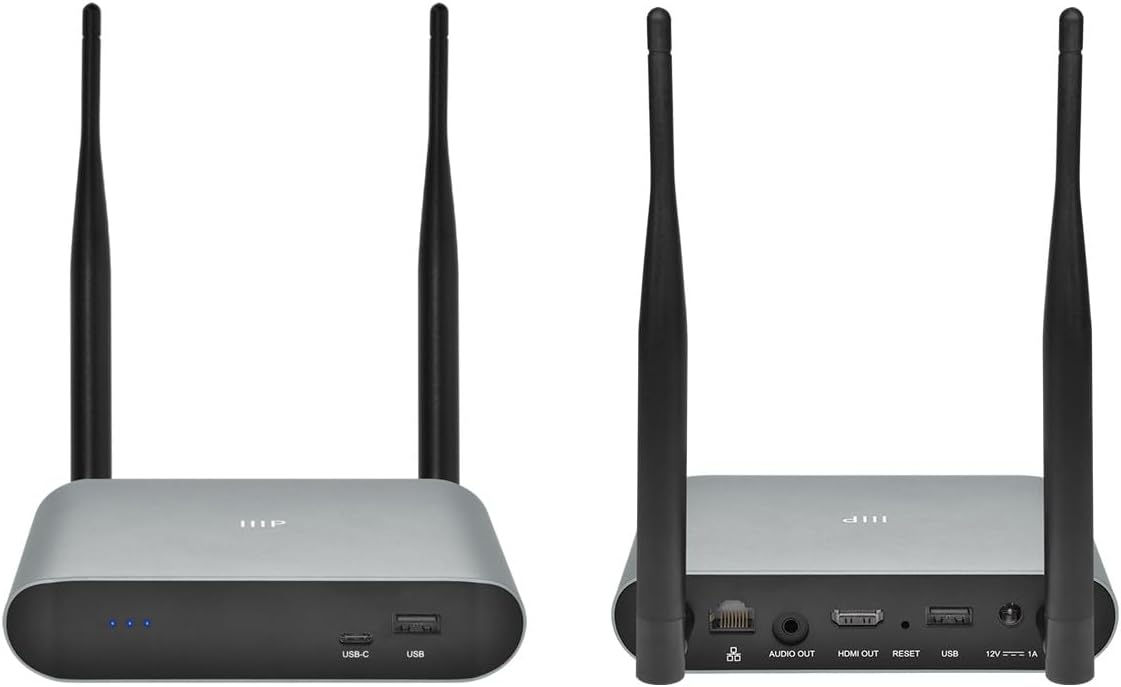 Monoprice 145008 One-Click 4K USB-C Wireless Presentation System