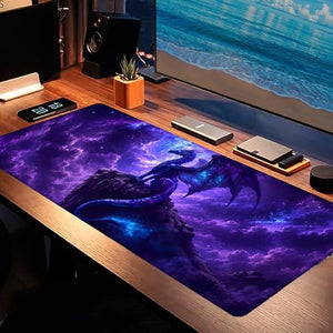 zbezbe Dragon Celestial Extended Desk Mat and Mouse Pad