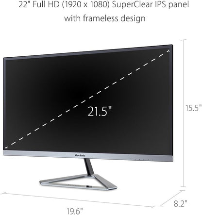 ViewSonic VX2276-SMHD 22" IPS Ultra-Thin Monitor