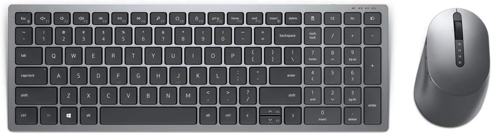 Dell KM7120W Wireless Keyboard and Mouse Combo Bluetooth 5.0