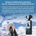 ASHATA 2K Handheld Action Camera with WiFi and Stabilization