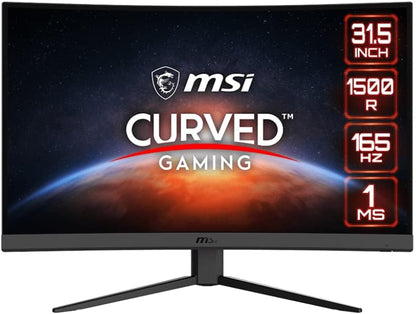 MSI OPTIX G32C4W 32" 165Hz Curved Gaming Monitor Renewed