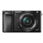 Sony ILCE6000Y/B Alpha a6000 Mirrorless Camera with Zoom Lenses