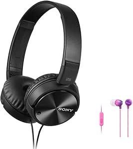 Sony MDRZX110NC Noise Cancelling Headphones Bundle