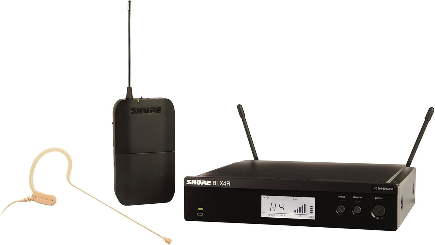 Shure BLX14R/MX53 Wireless Headset Microphone System H10