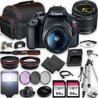 Canon EOS T7 Rebel DSLR Camera 35pc Bundle