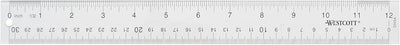 Westcott 10562 12-Inch Clear Acrylic Ruler
