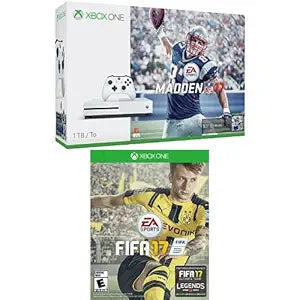 Microsoft Xbox One S 1TB Madden NFL 17 FIFA 17 Bundle
