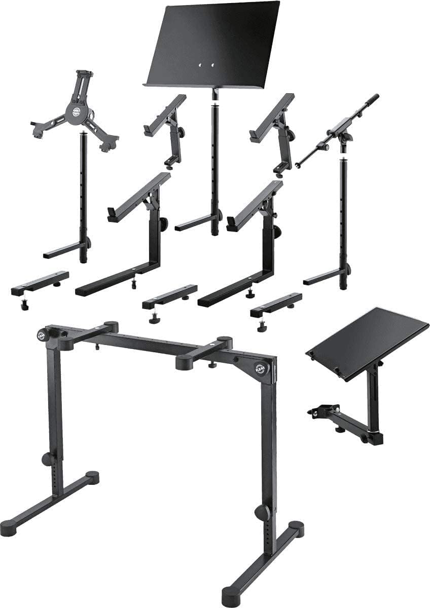 K&M 18820 Omega Pro Keyboard Table Stand: Adjustable Height